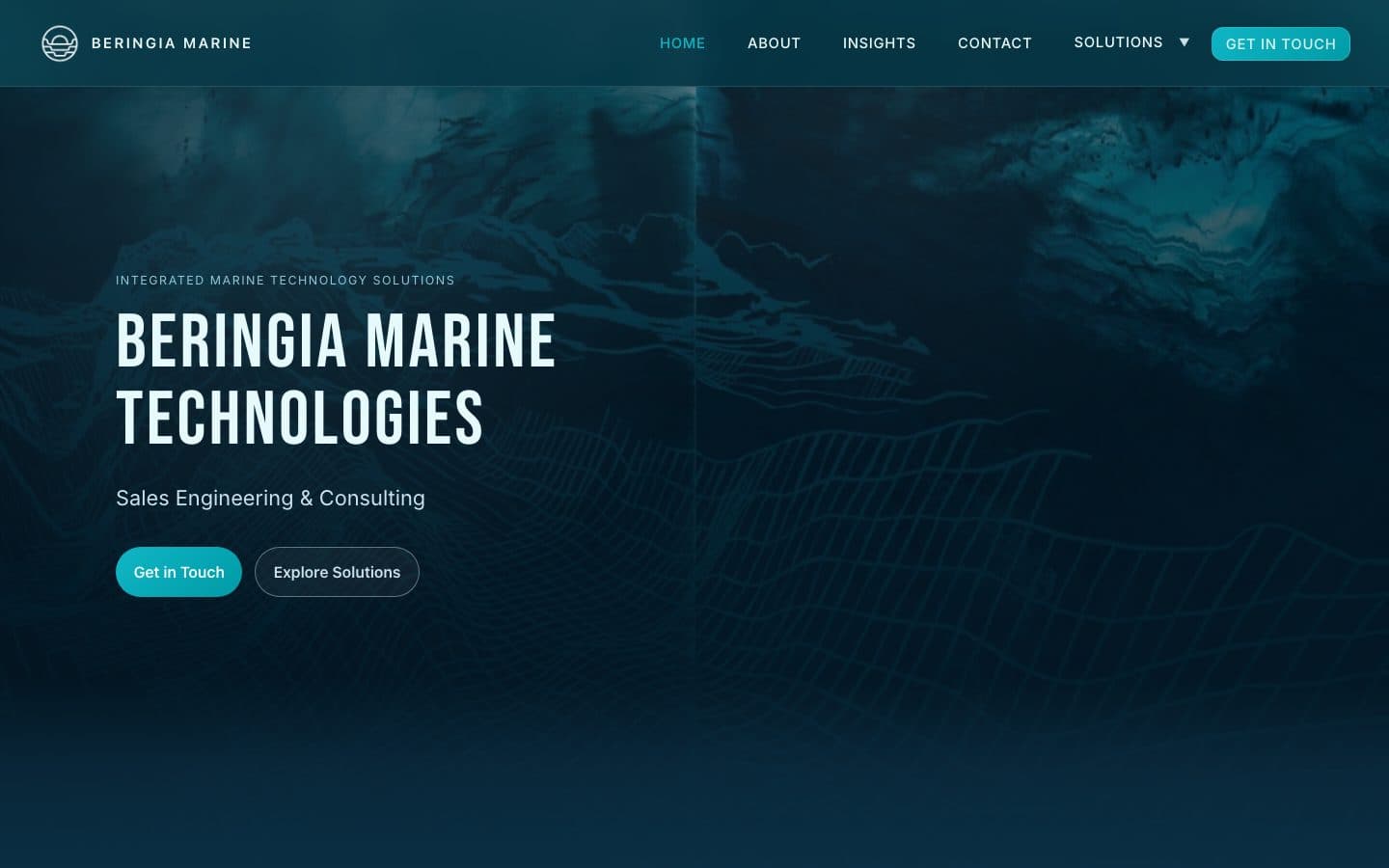 The Beringia Marine home page.